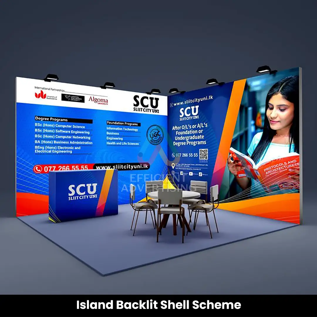 Island Backlit Shell Scheme — 