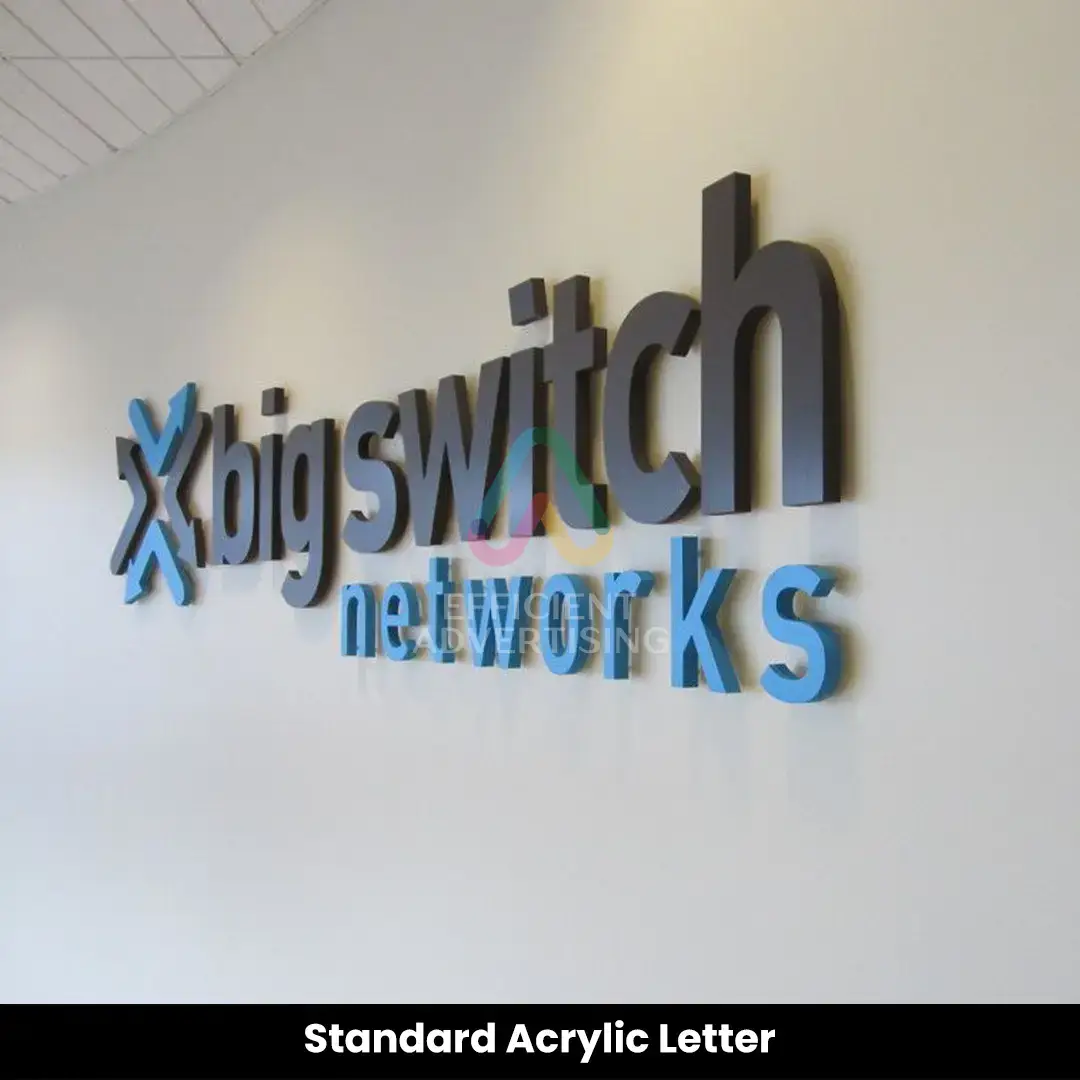 Standard Acrylic Letter — 